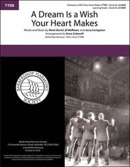 A Dream Is a Wish Your Heart Makes TTBB choral sheet music cover